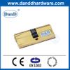 Xi lanh khóa mộng hồ sơ Euro EN1303 Xi lanh khóa cửa bằng đồng nguyên khối màu vàng-DDLC003-60mm-PB