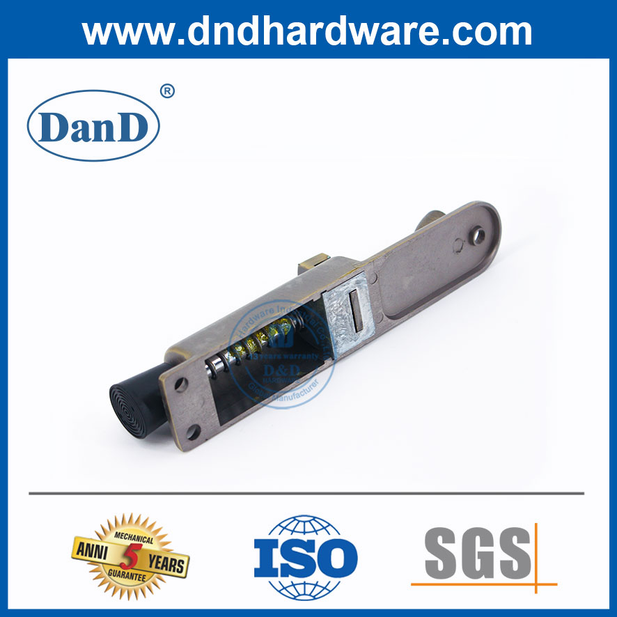 Thép không gỉ Đồng thau cổ bằng lò xo chân vận hành Cửa chặn cửa thương mại Mouneted-DDDS034