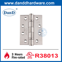SUS304 Các loại bản lề cửa được liệt kê của UL Bản lề cửa thương mại Bản lề chống cháy-DDSS001-FR-4X3X3