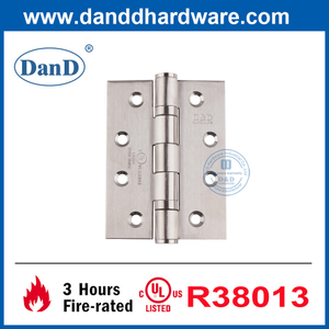 SUS304 Các loại bản lề cửa được liệt kê của UL Bản lề cửa thương mại Bản lề chống cháy-DDSS001-FR-4X3X3