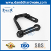 Khóa xích màu đen mờ bằng thép không gỉ trên cửa dành cho thị trường Mỹ DDG003