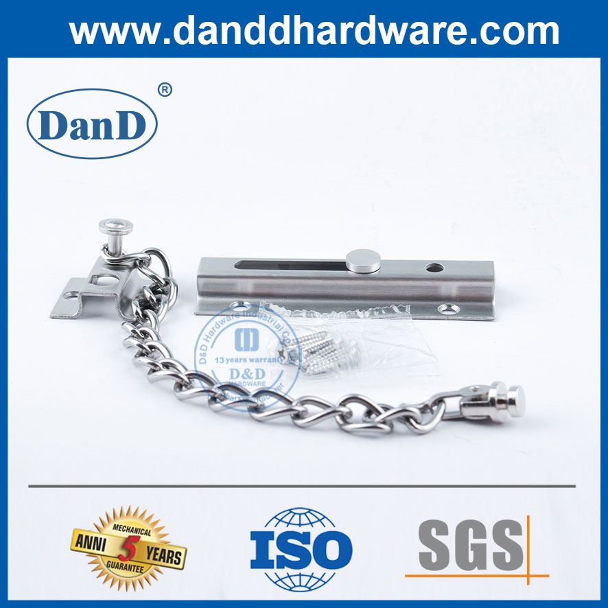 Khóa xích cửa trước Khóa xích thép không gỉ cho Door-DDG010