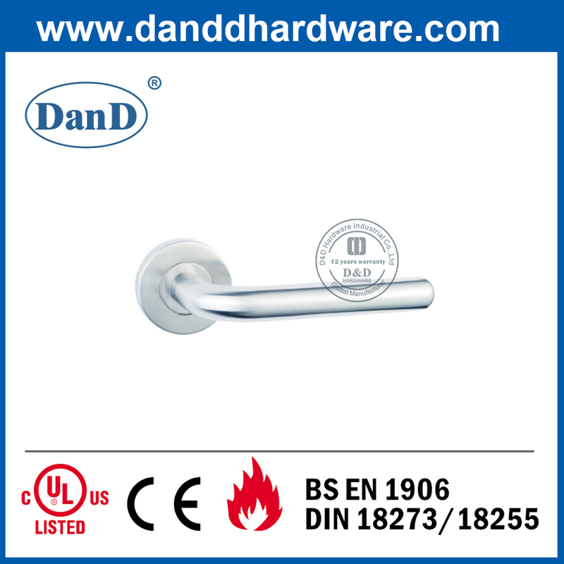 EN1906 Tay nắm cửa tùy chỉnh chống cháy cấp 4 SUS304 cho cửa nội thất-DDTH010