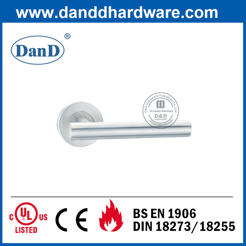 Tay nắm cửa chống cháy bằng thép không gỉ 304 CE Class 4 Euro-DDTH009