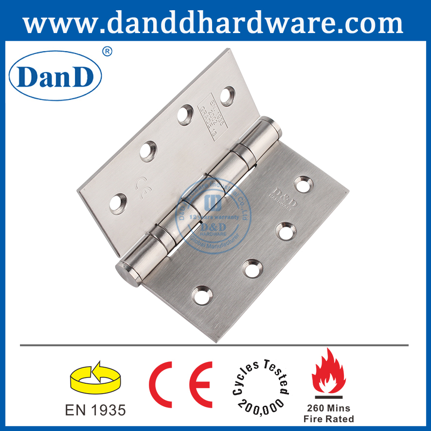 Bản lề cửa thoát hiểm bằng thép không gỉ 304 CE 4 inch -DDSS001-CE -4X4X3