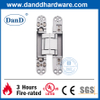 Hợp kim kẽm sơn bạc Bản lề cửa ẩn có thể điều chỉnh 3 hướng-DDCH008-G40