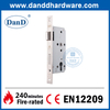 CE EN12209 SUS304 Khóa cửa mộng chống cháy Euro-DDML009 
