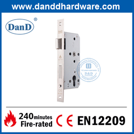CE EN12209 SUS304 Khóa cửa mộng chống cháy Euro-DDML009 