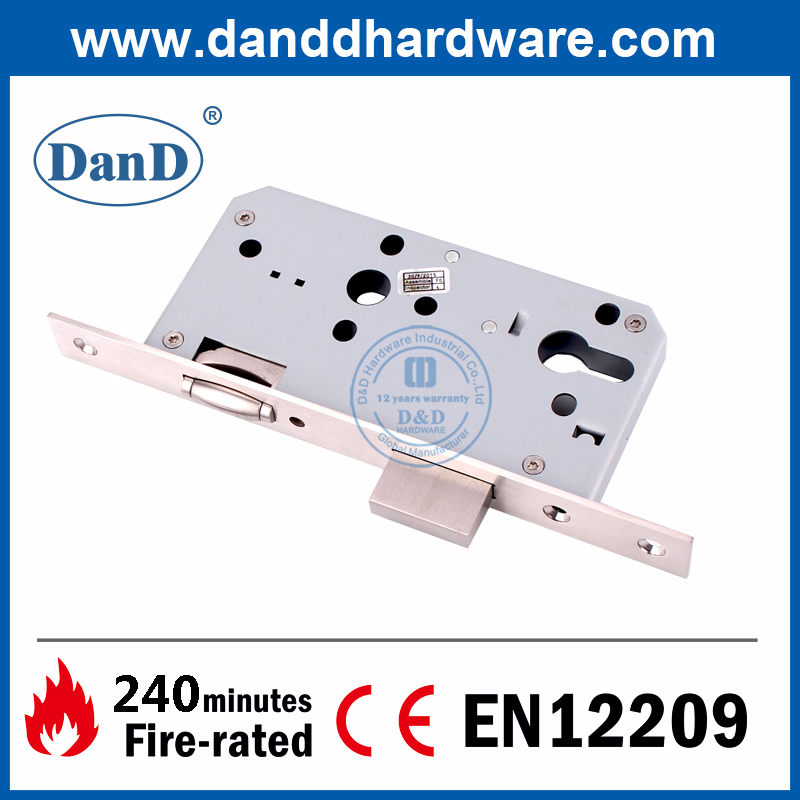 Khóa cửa chết bằng thép không gỉ 304 Euro phong cách Euro-DDML010