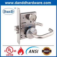 Khóa cửa vào bằng thép không gỉ 304 loại 1 ANSI-DDAL04
