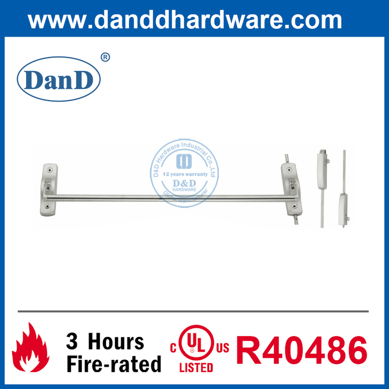 Thiết bị thoát hiểm khẩn cấp bằng thép không gỉ 304 Cross Bar cho cửa khẩn cấp-DDPD010