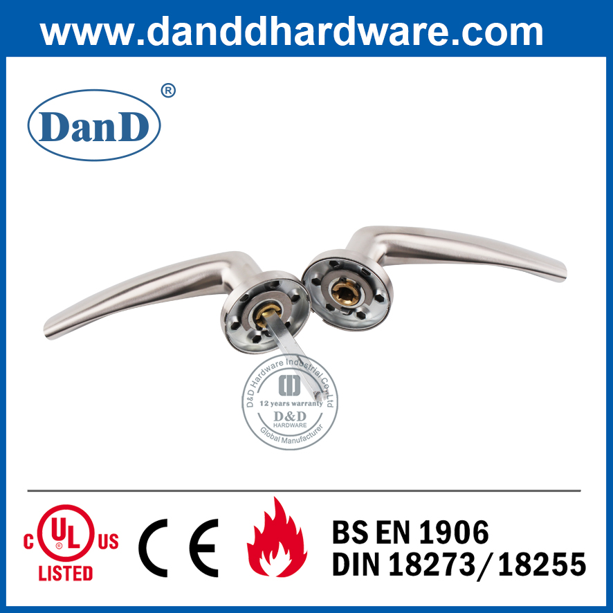 Tay nắm cửa kiểu đòn bẩy tròn SS304-DDSH002