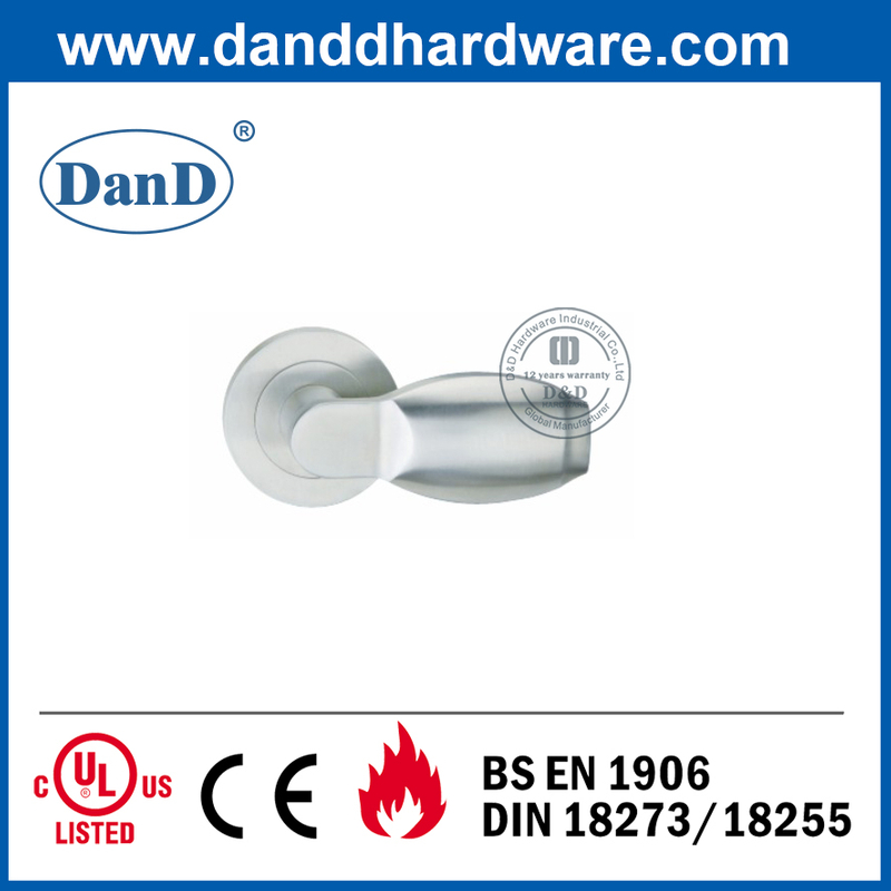 Thiết kế mới Lớp 304 Tay cầm đòn bẩy tròn đặc biệt hoa hồng-DDSH032