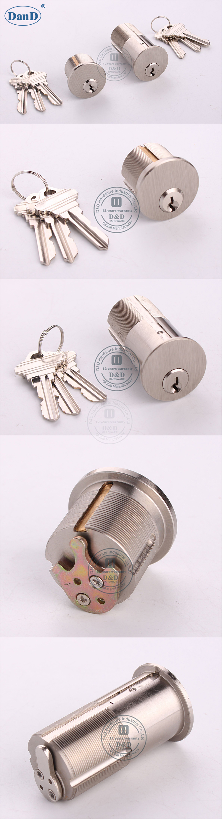 Xi lanh vành 6 chân SCHLAGE-D và D Phần cứng