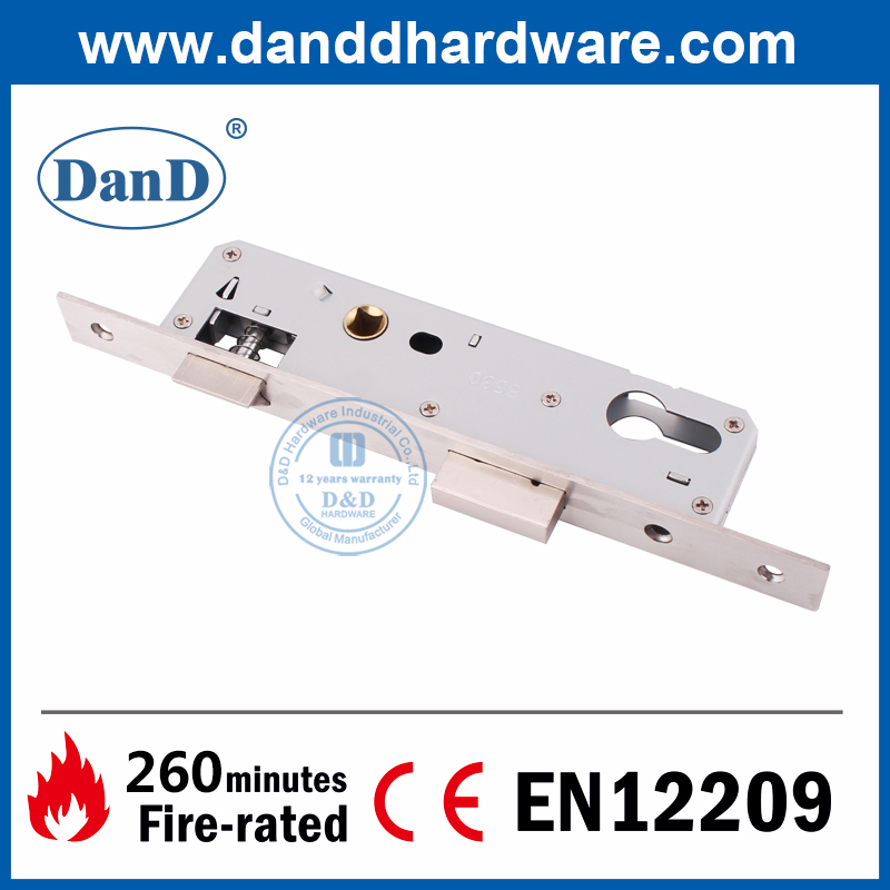 Khóa mộng hẹp bằng thép không gỉ Euro cho cửa gỗ-DDML021-3085
