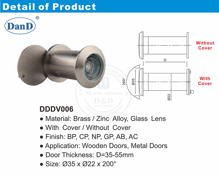 Phần cứng Main Door Viewer-D và D