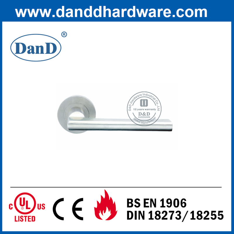 Tay nắm cửa kiểu đòn bẩy rắn loại 304 cho cửa ra vào-DDSH023