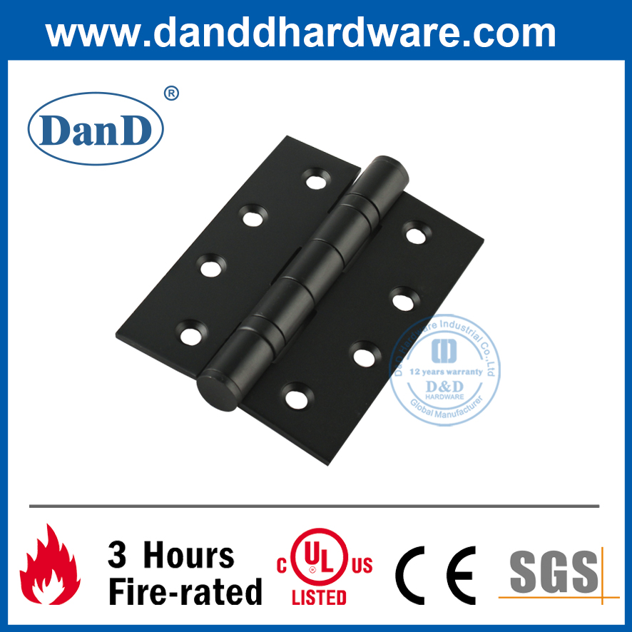 Bản lề cửa bên trong lỗ mộng SUS201 màu đen-DDSS001-4X3X3