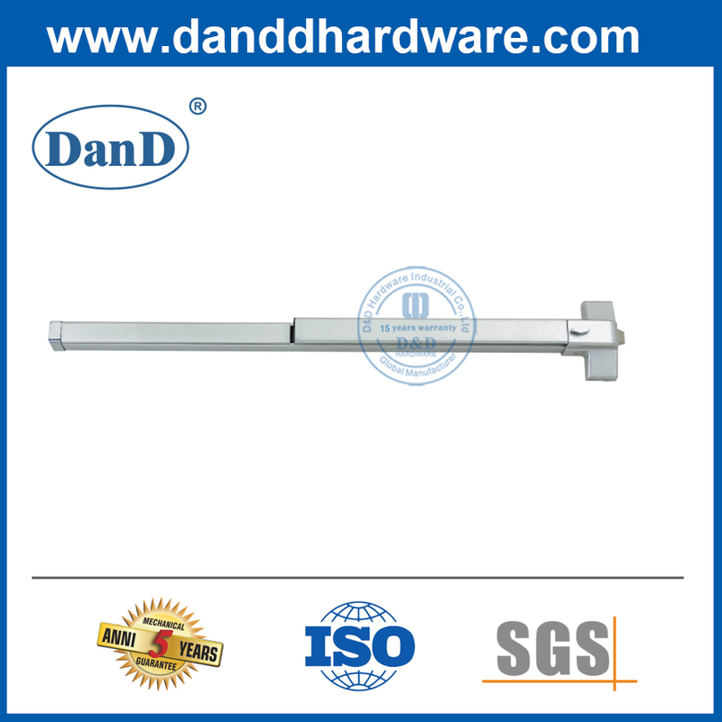 Panic Bar Door Phần cứng Rim Thoát Dogging Thiết bị Vật liệu thép Panic Bar Dogging-DDPD007