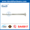 Thanh đẩy cửa thoát hiểm bằng thép sơn bạc Phần cứng hoảng loạn Thanh chắn cửa thép UL305-DDPD025