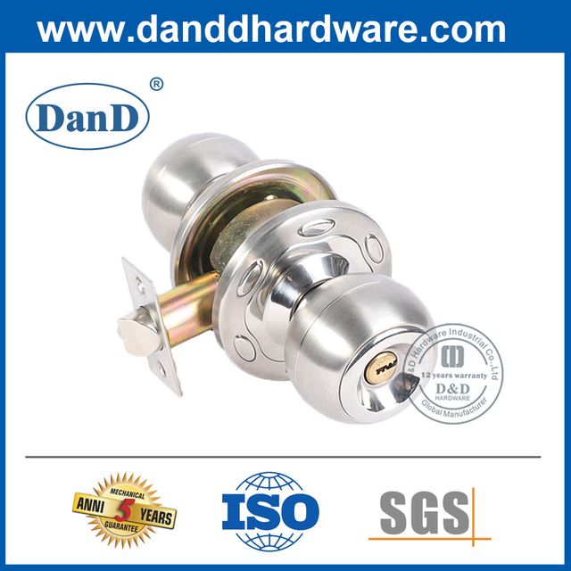 Bộ khóa tròn có chìa hợp kim kẽm cho cửa-DDLK048