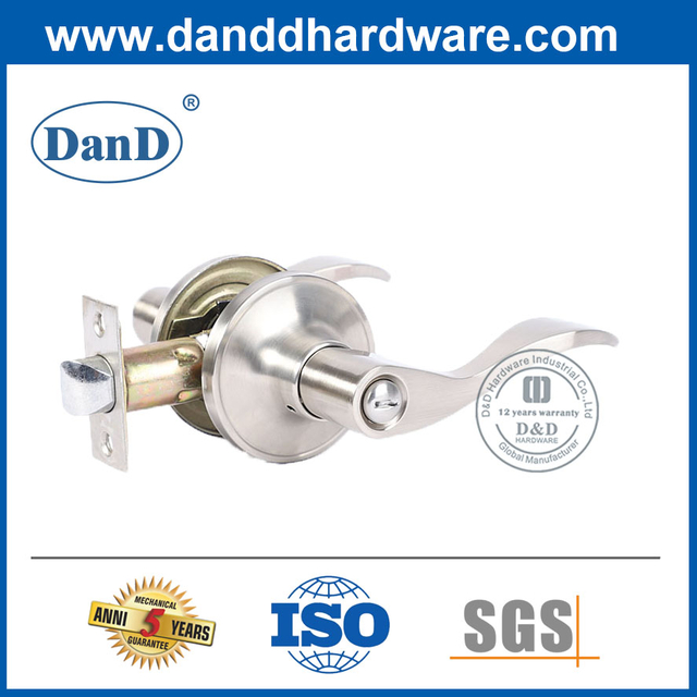 Tay nắm cửa phòng tắm bằng hợp kim kẽm tốt nhất có khóa riêng tư-DDLK015