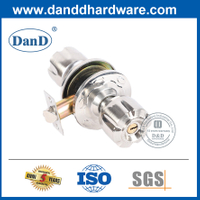 Tay nắm cửa bên trong bằng hợp kim kẽm bạc có khóa-DDLK045
