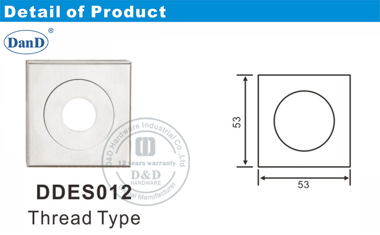 Phần cứng Rosette Escutcheon-D và D