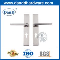 Tay nắm cửa có lỗ khóa bằng thép không gỉ có tấm ốp lưng dài-DDTP007