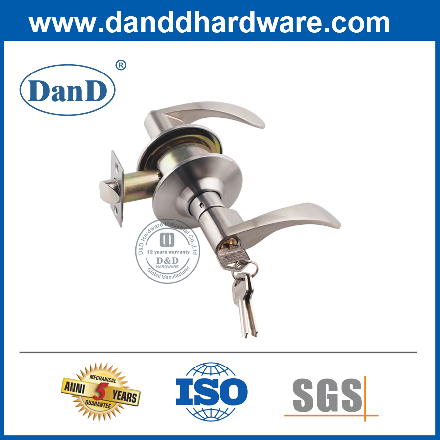 Núm đòn bẩy khóa đôi bằng hợp kim kẽm tốt nhất cho cửa bên trong-DDLK005