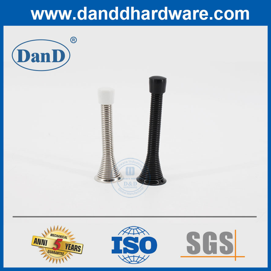 Chặn cửa khách sạn Hợp kim kẽm Lò xo thép không gỉ Chặn cửa tường Bảo vệ-DDDS054