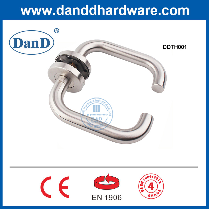 Bên ngoài tay nắm cửa bằng thép không gỉ tiêu chuẩn Châu Âu với EN1906 Lớp 4-DDTH001