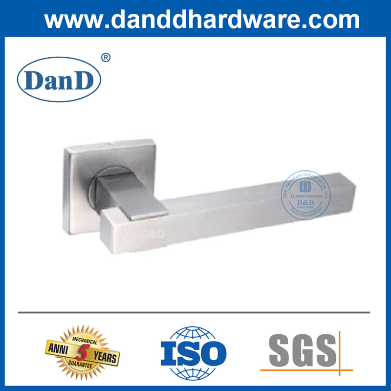 Các loại tay nắm cửa thương mại Tay nắm vuông bằng thép không gỉ cho cửa-DDTH048