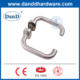 EN1906 Tay nắm cửa thương mại bằng thép không gỉ Cửa ống rỗng Lever-DDTH001