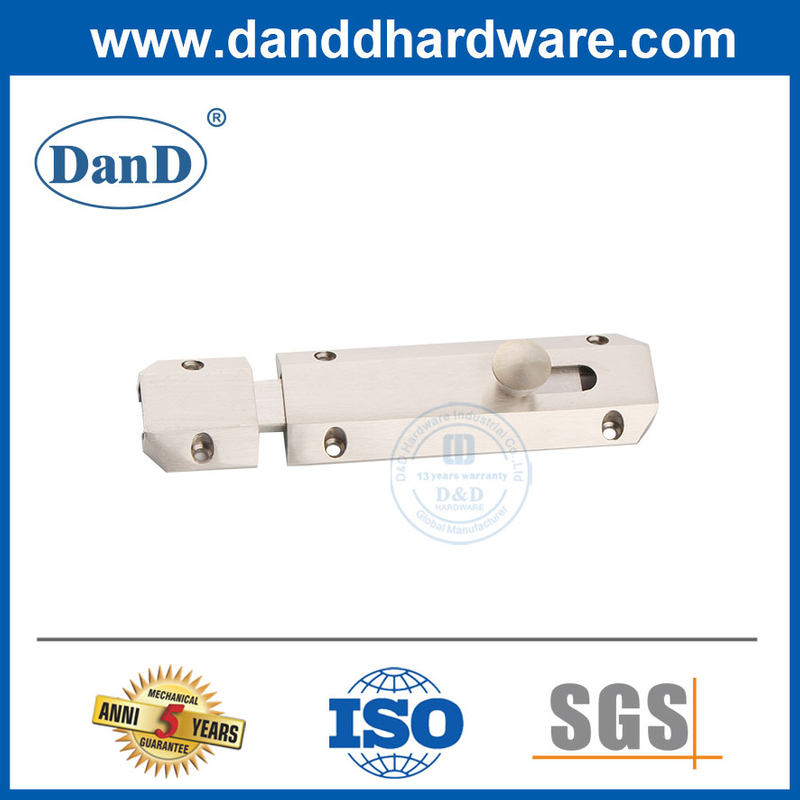 Chốt cửa bề mặt bằng đồng thau nguyên khối Chốt thùng trượt Chốt khóa-DDDB017