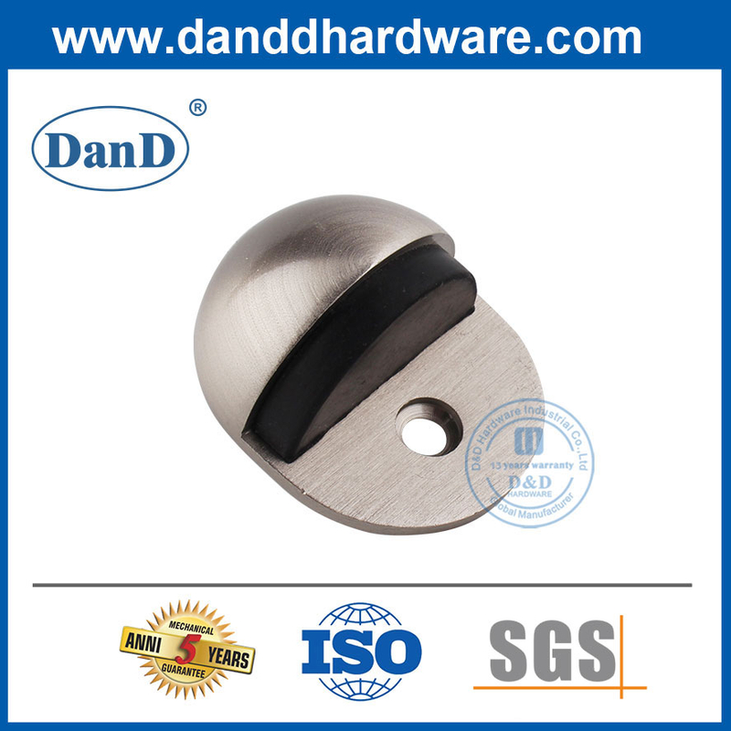 Hợp kim kẽm Chặn cửa nửa vầng trăng Nút chặn cửa tốt nhất-cho Cửa khách sạn-DDDS003