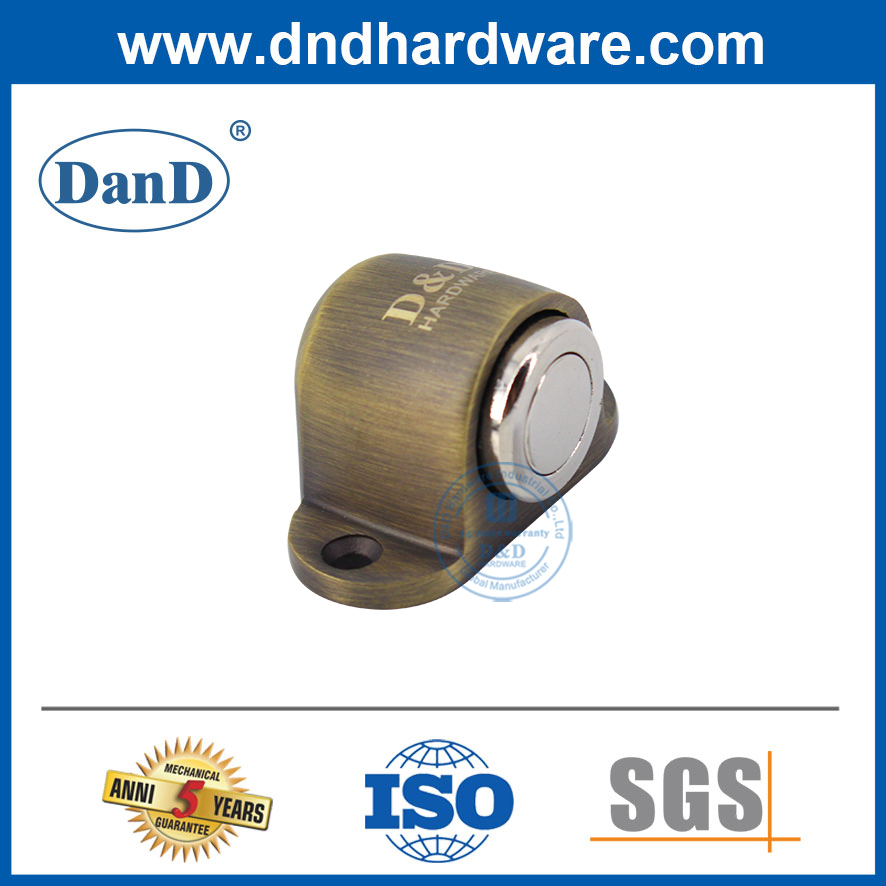 Nút chặn cửa độc đáo bằng thép không gỉ Nút chặn cửa kim loại từ tính bằng đồng cổ-DDDS031