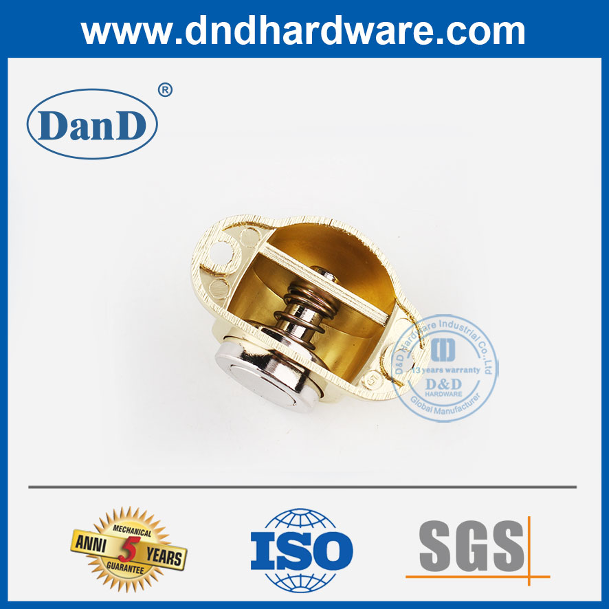 Thiết kế mới Đồng thau đánh bóng Hợp kim kẽm Vàng Magentic Cửa thương mại cho tòa nhà văn phòng-DDDS031