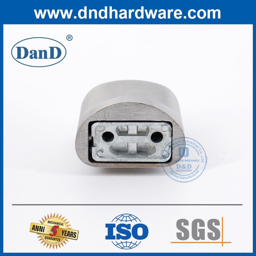 Chặn cửa ngoài trời bằng hợp kim kẽm Chặn cửa từ tính màu bạc cho Door-DDDS032