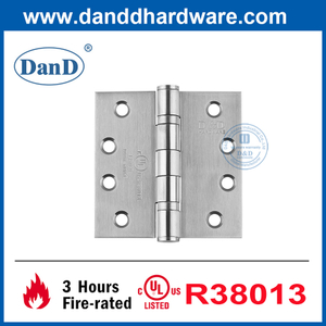 Bản lề cửa bạc Bản lề vòng bi được liệt kê UL cho cửa-DDSS001-FR-4X4X3.4
