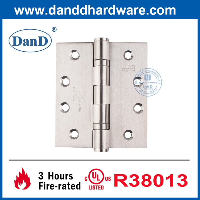 Bản lề cửa bên trong bằng thép không gỉ được xếp hạng chống cháy UL cho khách sạn-DDSS001-FR-4X3.5X3