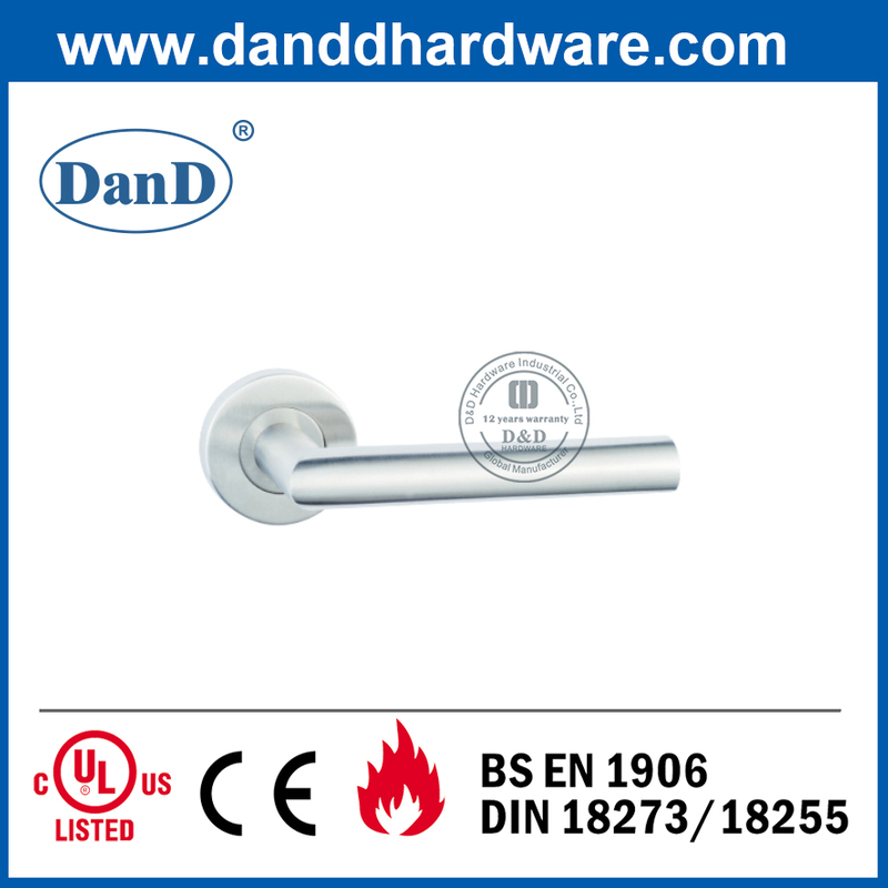 EN1906 Tay nắm cửa lắp bằng thép không gỉ 304 loại 4 chống cháy-DDTH003