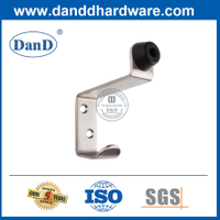 Nút chặn cửa inox có móc áo cho nhà vệ sinh công cộng-DDDS024