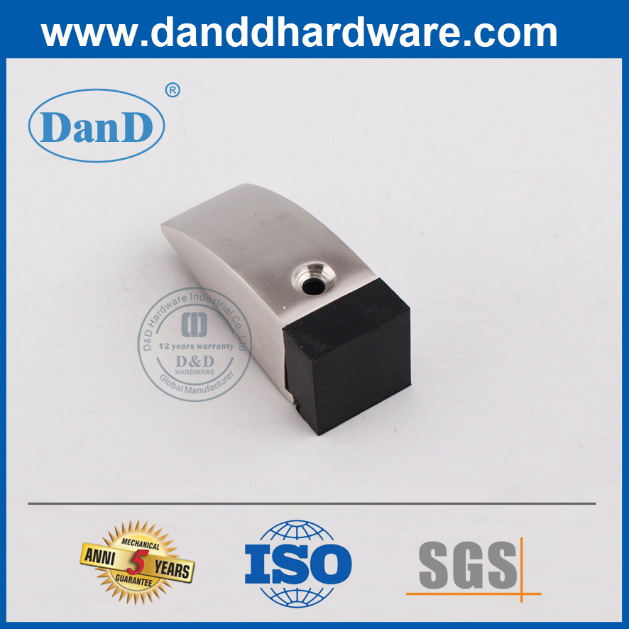 Chặn cửa gắn sàn bằng thép không gỉ hiện đại-DDDS013