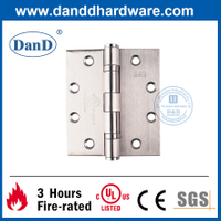 Bản lề cửa chống cháy bằng thép không gỉ 201 được liệt kê của UL-DDSS002-FR-4.5X4X3.4