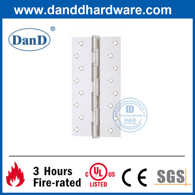 Bản lề cửa thương mại hạng nặng bằng thép không gỉ 304 bạc-DDSS054