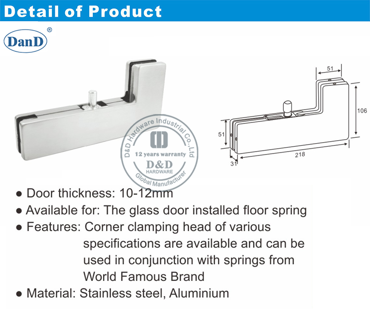 Phần cứng Kẹp tay quay-D và D