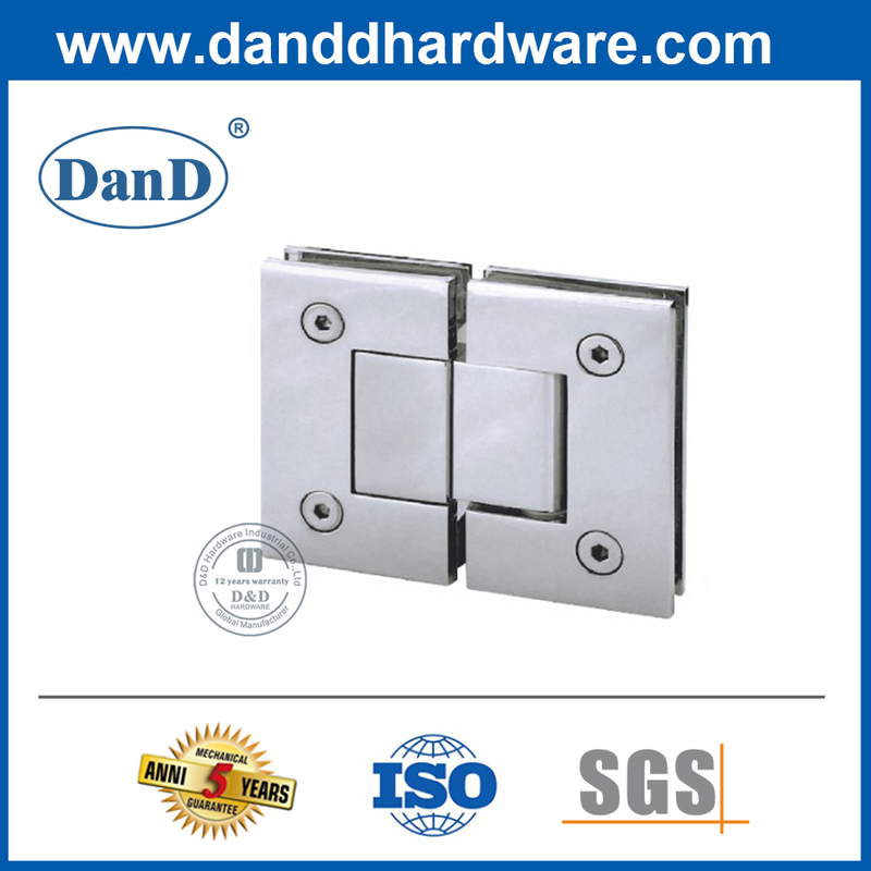 Bản lề cửa tắm lắp kính 180 độ SS304-DDGH004