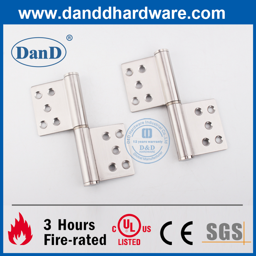 Bản lề cờ hoàn thiện SS304 Satin cho cửa gỗ bên trong-DDSS030A
