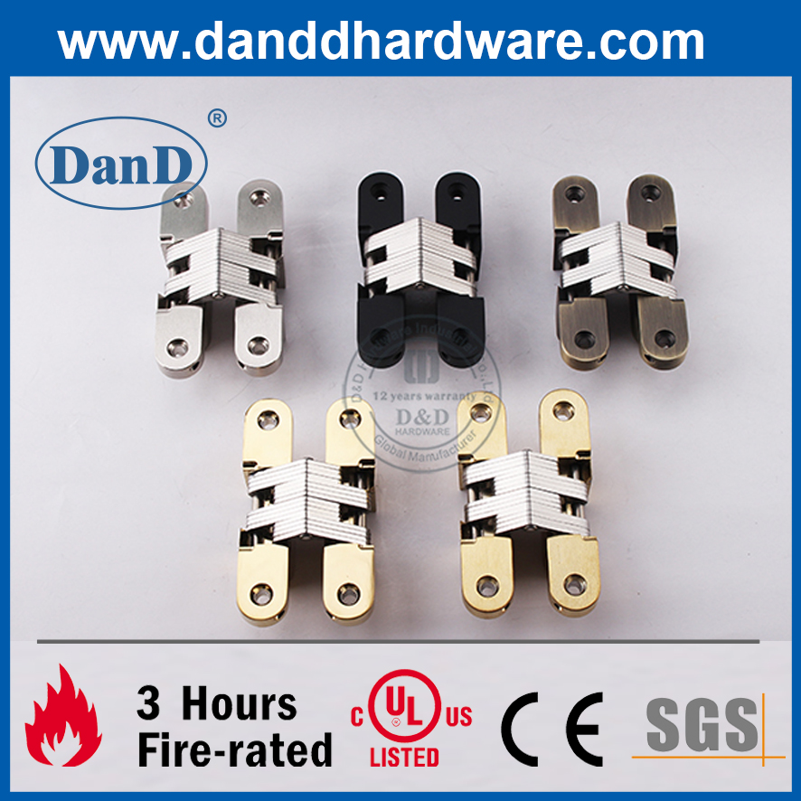 Bản lề giấu an toàn bằng hợp kim kẽm cho cửa đôi ngoài trời -DDCH007-G5
